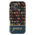 Custom Name Bookshelf Academia iPhone Case